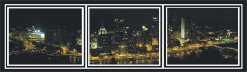 City of Pittsburgh Triptych