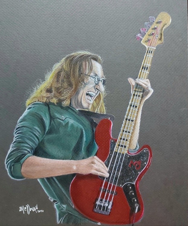 Geddy Lee from Rush