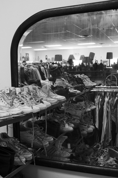 Thrift store shoes