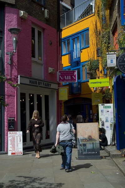 trendy cafes and bars