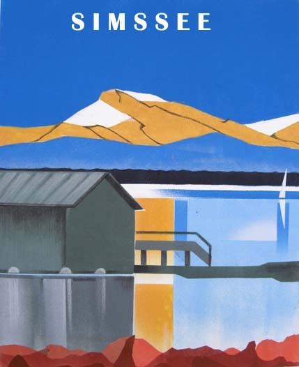 Bavarian Simssee Poster