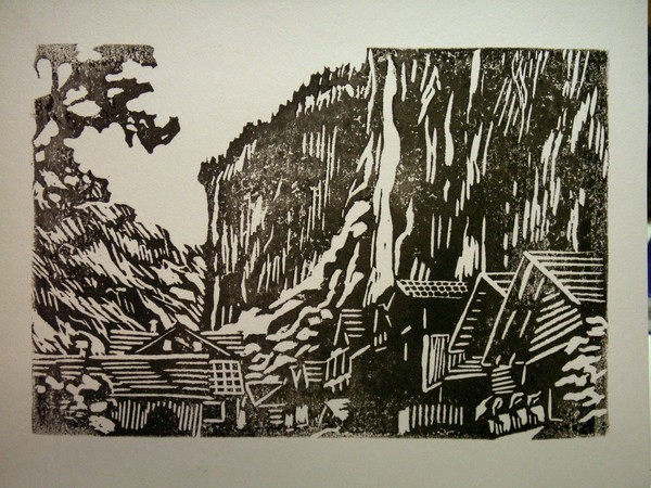 Alpine town
