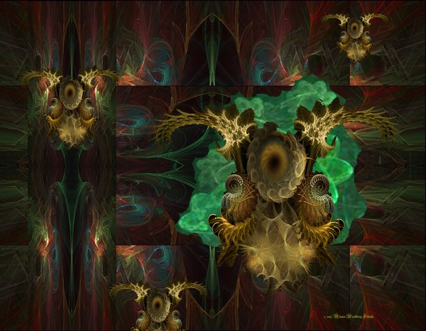 Indian Pattern and Skull
