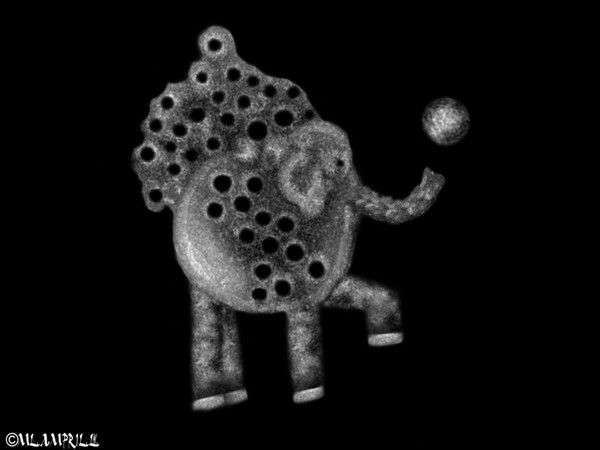 Playful elephant