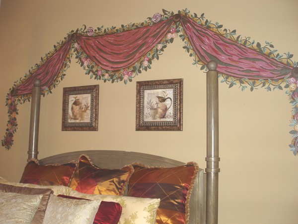 Linda's Mural Guest Bed