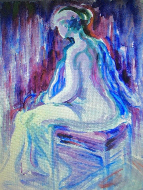 Blue Nude Woman