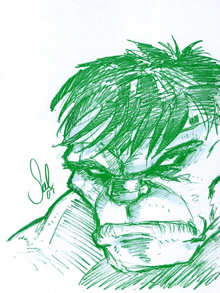Portrait of a Superhero: The Hulk