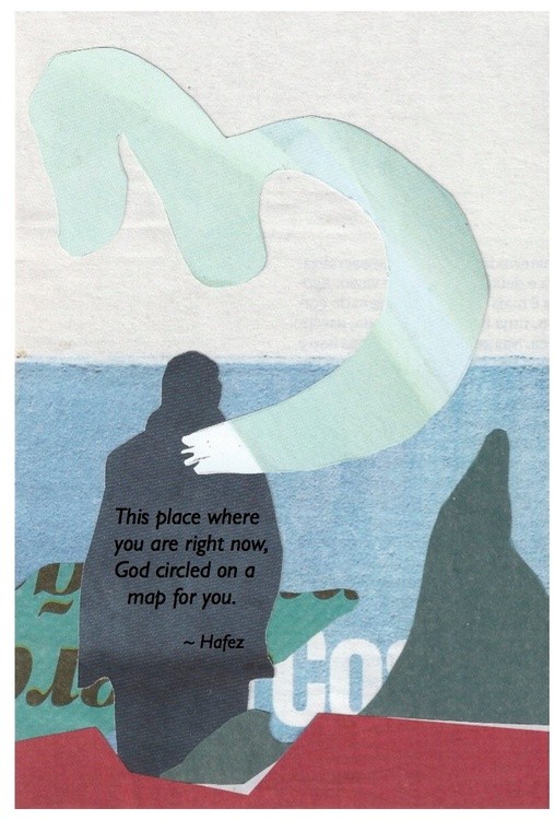 Quote from Hafez / Illustration by Peter