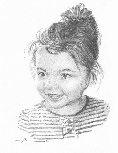 baby girl drawing mike theuer