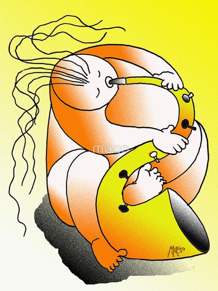 Saxofon in D major