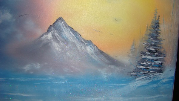 Icy Mountain Cold Reflections