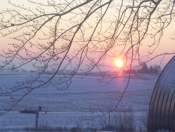 winter sunrise