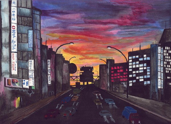 Shibuya_Sunset