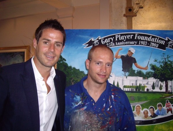 Me with Jamie Redknapp