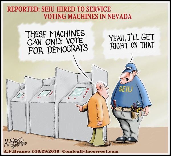 SEIU Voter Fix (Cartoon)