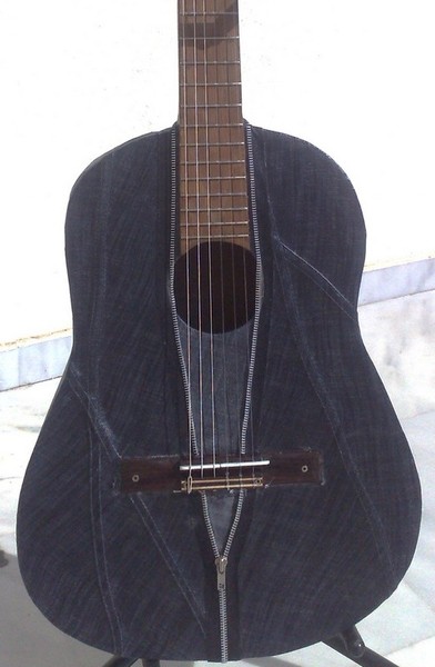 Unique denim - jeans ART & FASHION guitar