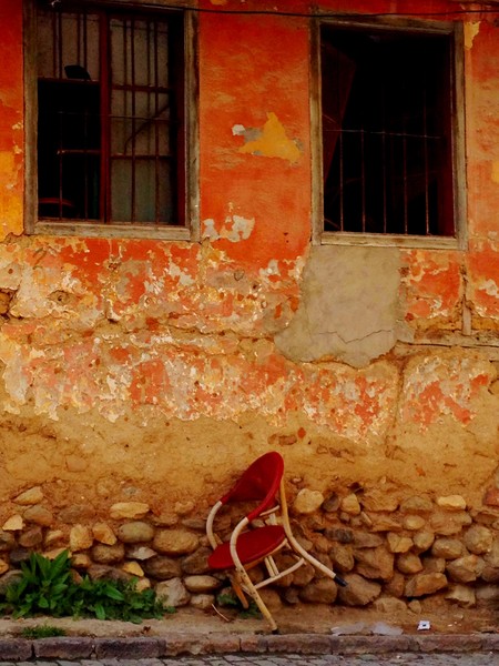 old and colorful