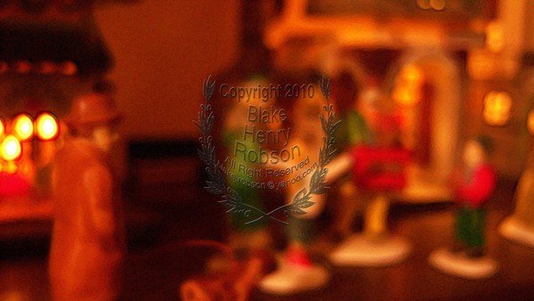 Department 56 Christmas Village Digital Art