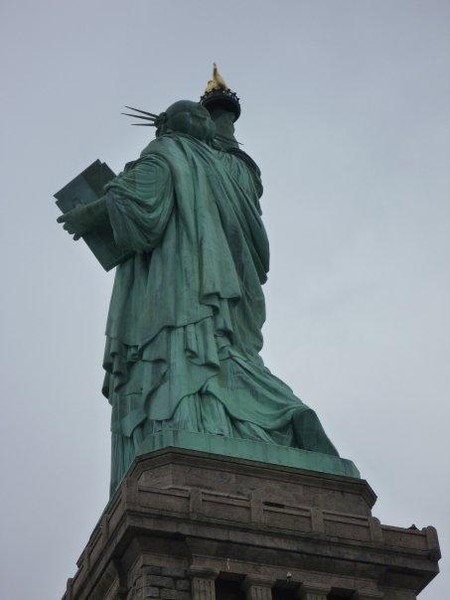 The other side of Miss Liberty