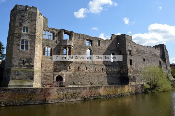 Newark Castle ruins in England