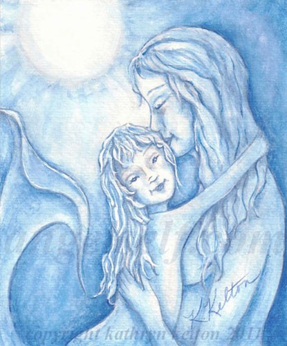 Mermaid Mother and Daughter