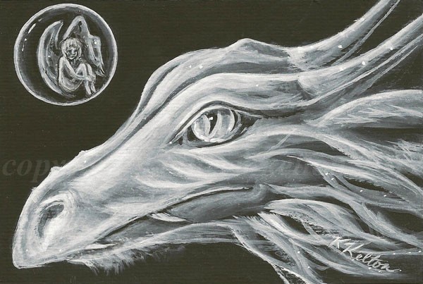 Black and White Dragon and Fairy OSWOA
