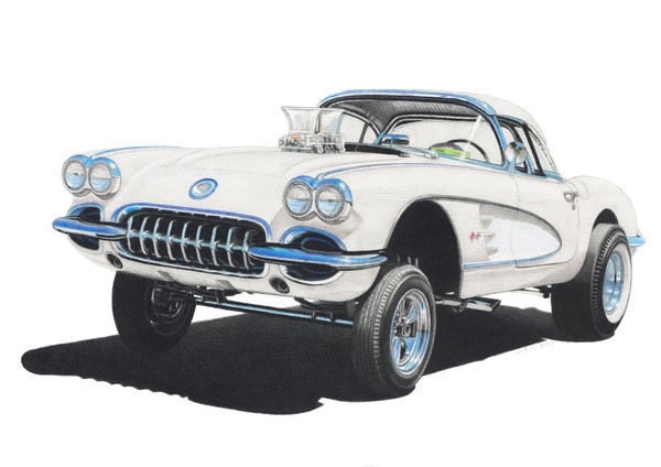 1958 Corvette Gasser