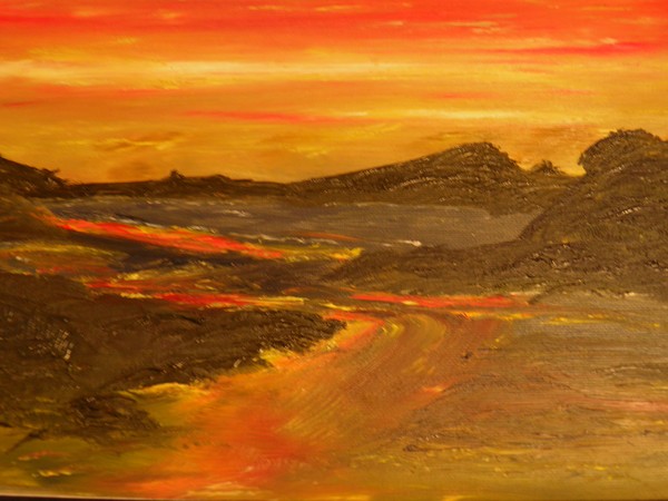 porth at sunset