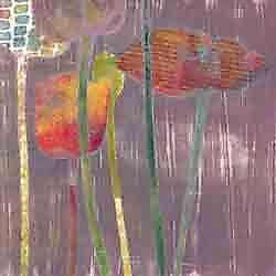 floral monotype by CarolsOriginalPrints