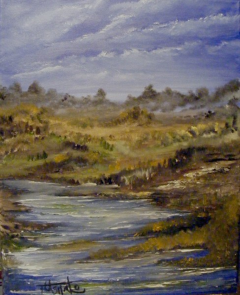 a river runs
