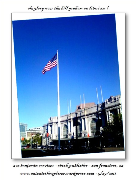 ole glory over bill graham auditorium