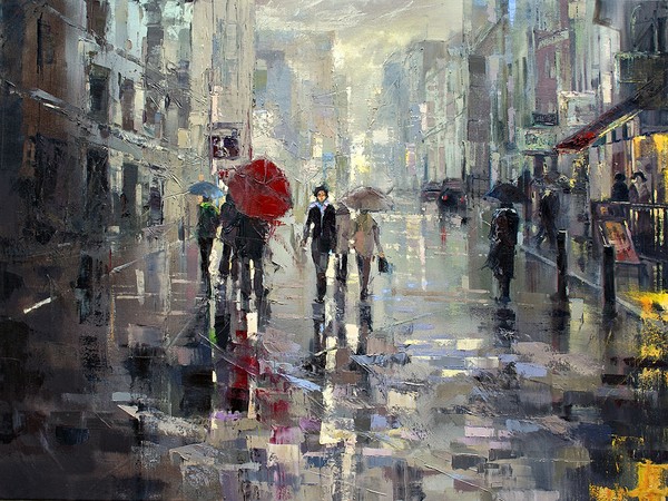 Rainy Oxford Street