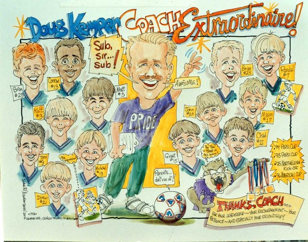 Caricature Gift of Hunter with Ammo