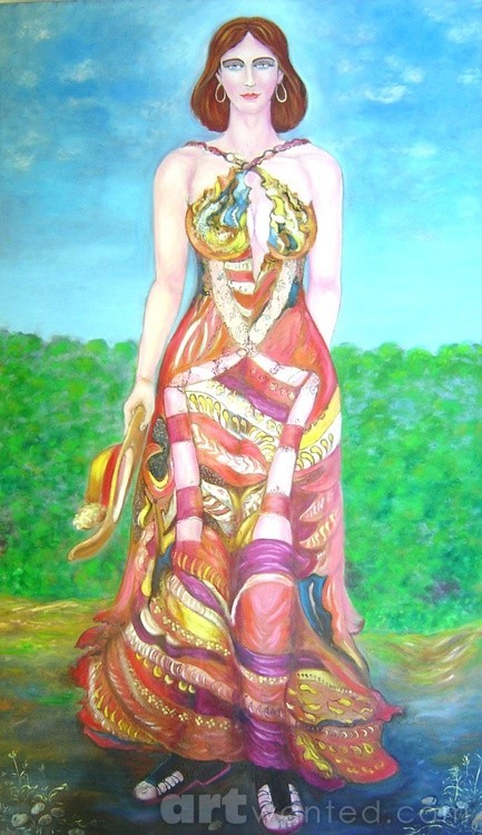 Lady with Yellow Hat, 2017