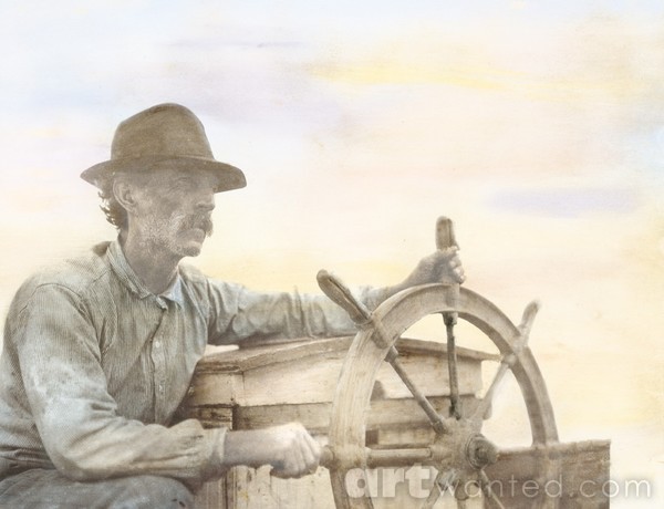 Bay Fisherman, Circa 1895