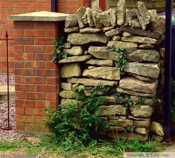 gate posts, old and new
