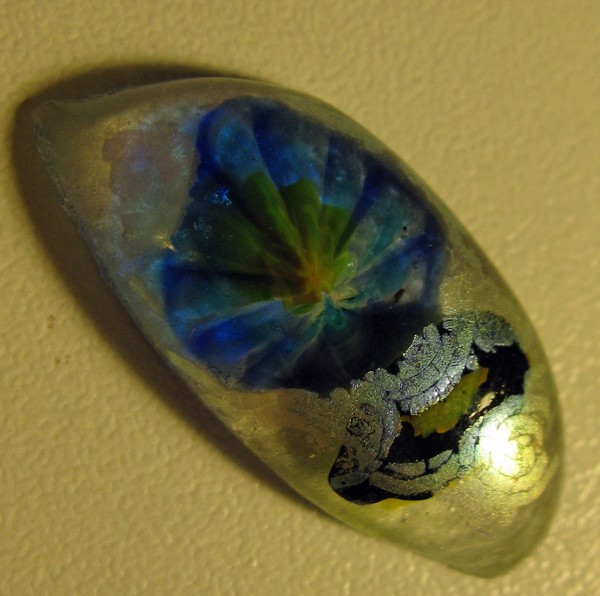 Fused Glass: Clear Oval