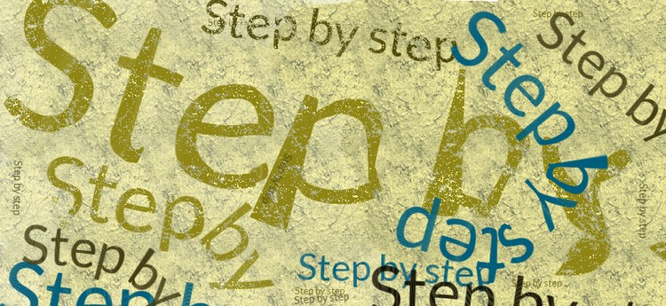 step by step