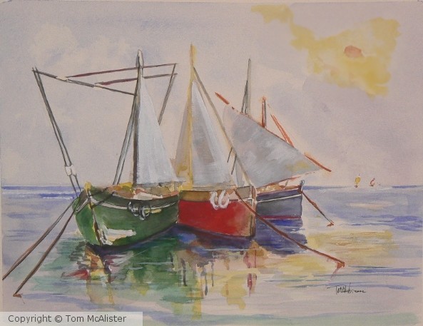 Fishing Boats at Ease