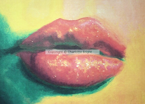Glossy lips