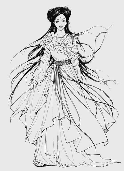 elegant chinese lady