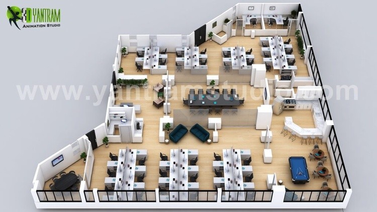 3d-floor-plan-design-of-modern-Office-in-Newark-NewYork