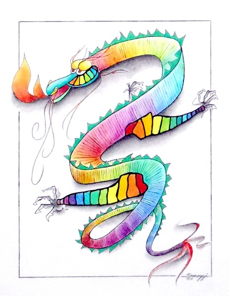 Technicolor Dragon