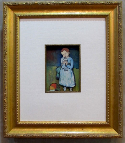Child With A Dove (L'enfant au pigeon) Full Image