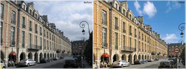 Real estate Sky change