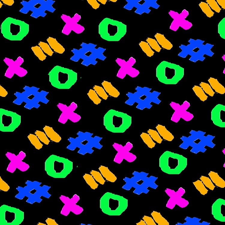 Tic Tac Toe Black