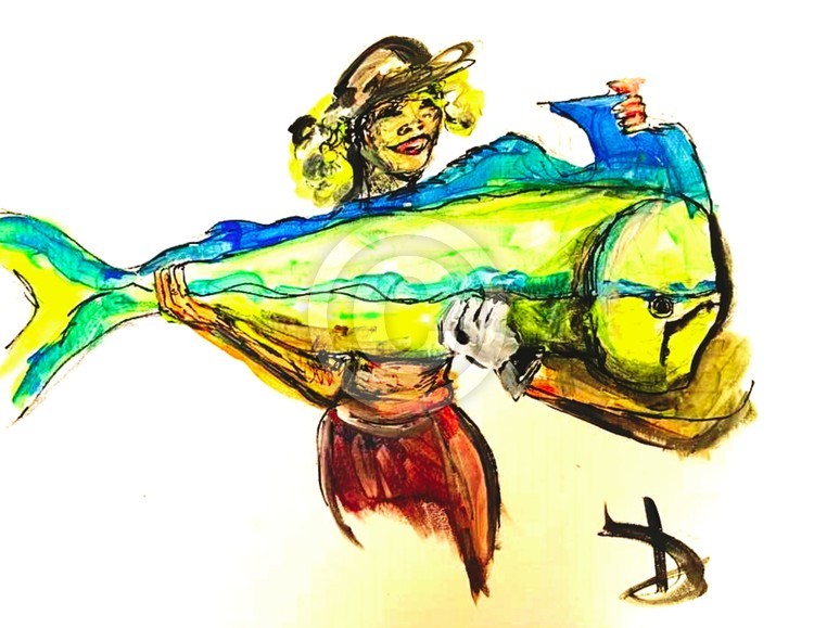 Self portrait - My First Mahi