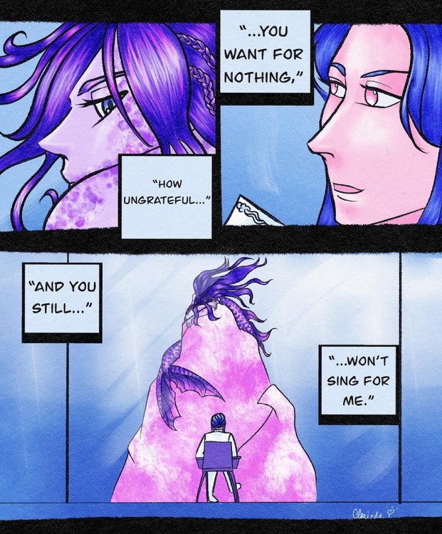 Sirens Lament story by kanzaki 19 mermay mermay2021 xicheng fanart digitalart