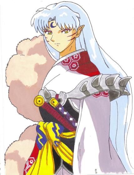 Sesshoumaru posing