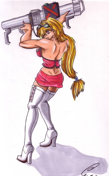 A rocket launcher...with sex appeal!